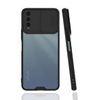 Vivo Y20S Kılıf Lensi Kamera Korumalı Sürgülü Silikon Kapak