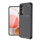 Samsung Galaxy S23 FE Kılıf Negro Karbon Görünümlü Silikon Kapak