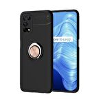 Realme 7 Pro Kılıf Ravel Yüzüklü Standlı Silikon Kapak