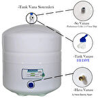 Su Arıtma Cihazı Tankı 3.2 Galon 12 Lt Antibakteriyal