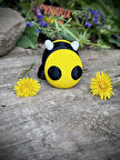 Arı Oyuncak - Altın Işık Çiçeği'nin Peşindeki Bebek Arı🌼🐝3D Hareketli Organik Model - Orta Boy