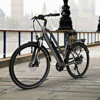 Elektrikli Bisiklet B15/ Pedelec Gri/ Extra Güclü 36v 14.0ah Aspilsan Batarya/ 28"