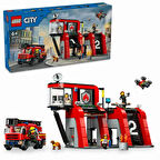 NessiWorld LEGO City İtfaiye Kamyonlu İtfaiye Merkezi 60414