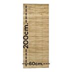 60cm.x2m. Kamış Hasır Bahçe Balkon Çiti Bambu Çit 
