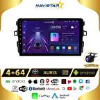 Toyota Auris 2006-2012 Model 4GB + 64GB Android 13 Kablosuz Carplay Navigasyon Multimedya Sistemi 