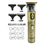 Şarj Göstergeli Sakal Lazer Öncesi Vücut Ense Sıfıra Yakın Tıraş Makinesi