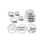 5 Ebat 10 Adet Ayarlı Metal Kelepçe Seti