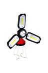 ShopZum MX-8801 3XCOB LED+ 3W LED ÇOK FONKSİYONLU ÇALIŞMA - KAMP LAMBASI