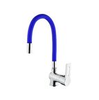 Vilas Defne Esnek Mavi Spiralli Mutfak Evye Bataryası