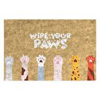 Monnhein Kedi Köpek Komik Tasarımlı Dekoratif Kapı önü Paspas, Dış Mekan/Ev İçi/Banyo/Mutfak/Yatak Odası/Giriş Paspasları