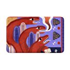 Monnhein  Mikrofiber Banyo Paspası, Kaymaz Taban, Makinede Yıkanabilir, Banyo Halısı