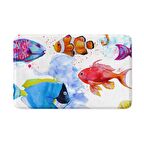 Monnhein  Mikrofiber Banyo Paspası, Kaymaz Taban, Makinede Yıkanabilir, Banyo Halısı