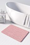 Monnhein  Mikrofiber Banyo Paspası, Kaymaz Taban, Makinede Yıkanabilir, Banyo Halısı (50x80)