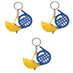 3li HIMYM Anahtarlık/Mavi Fransız Kornosu