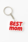Best Mom Yazılı Anahtarlık – Anneler Günü Hediyesi (Mor)