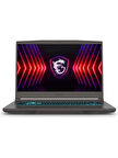 MSI Thin 15 B12VE-1625XTR i5-12450H 16 GB 512 GB SSD RTX4050 15.6" Full HD Gaming Laptop