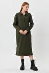 ALEXANDERGARDI POLO YAKA FERMUARLI TUNİK ELBİSE (B23-00179)