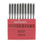 Beissel B27 Sanayi Tipi Overlok Makinesi İğnesi 19/120 Numara SES uçlu 10 Adet (1 Paket)