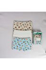 ELMAS Karışık Desen 3lü Erkek Çocuk Boxer Set B-84