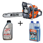 Oleo-Mac GSH 400 Euro5 Motorlu Testere + Zincir Yağı + Euro5 Motor Yağı GSH 400 Motorlu Testere Oleomac