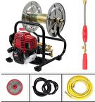 Gardenpro GP-900/4T Makaralı 4 Zamanlı İlaçlama Makinesi 25 Metre Hortumlu