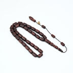 Kırmızı Plesenk Ağacı Kapsül Kesim 9x14mm Tesbih