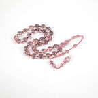 Katalin Çubuk Beyzi Kesim 8.5x10.5mm Tesbih - Şeffaf - İbrahim Atasever Usta İşi