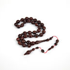 Katalin Çubuk Beyzi Kesim 8.5x10.5mm Tesbih  - Çekoslovak- İbrahim Atasever Usta İşi