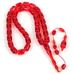 Katalin Kapsül Kesim 8x11.5mm Tesbih -Nar Çiçeği-İbrahim Atasever Usta İşçiliği