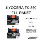 Kyocera Tk-350 Uyumlu Toner 2'Li Paket / Fs-3040 / 3140 / 3920 Kyocera Tk-350 Uyumlu Toner 2'Li Paket / Fs-3040 / 3140 / 3920