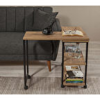 Malaga 360 Derece Dönebilen Yan Sehpa Yan Sehpa