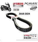 Yamaha Xmax 250 -300 Varyatör Kayışı Orjinal Tahrik Kayış 2018 -2024 Arasmoto