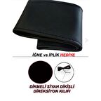 FORD FOCUS 05-12 uyumlu oto,araç  direksiyon kılıfı siyah dikiş