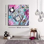 Dekoratif Baskı illüstrasyon Gift Box Kanvas Tablo