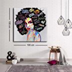 Dekoratif Baskı illüstrasyon Hair Kanvas Tablo