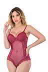 Bordo Mı 176 Dantelli Body