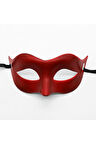 Kırmızı Renk Masquerade Kostüm Partisi Venedik Balo Maskesi