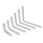 Beşel Ba305 Beyaz 10x12 Cm Lüks Raf Altı - 4 Adet