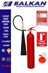 5 KG CO2 YANGIN SÖNDÜRME CİHAZI+ASKI DEMİRİ