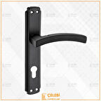 BALMONDİ KOL AYNALI SİYAH YALE KAPI KOLU