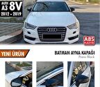 Audi A3 8V 2012-2019 Batman Yarasa Ayna Kapağı Piano Black ABS Plastik