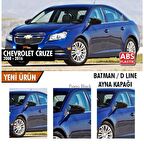 Chevrolet Cruze 2008-2016 Batman Yarasa Ayna Kapağı Piano Black ABS Plastik
