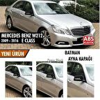 Mercedes Benz W212 2009-2016 Batman Yarasa Ayna Kapağı Piano Black ABS Plastik