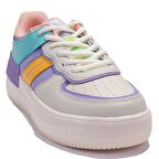 Lumberjack Freya Bej Lila Ortopedik Günlük Kadın Spor Ayakkabı