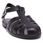 Igor S10259 Bıarrıtz Mate Siyah Ortopedik Günlük Kadın Sandalet