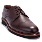 Dagoster DMA08-217BB Kahve Ortopedik Günlük Erkek Deri Ayakkabı