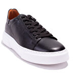 Hammer Jack 8318311BB Siyah Beyaz Ortopedik Günlük Erkek Deri Ayakkabı