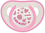 Bebedor Emzik Kiraz Uçlu Silikon (0-6 Ay) (Kod:101) - Pembe
