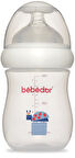 Bebedor Desenli Geniş Ağızlı PP Biberon 180ML (Kod:97322) - Mavi