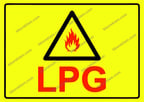 LPG  Uyarı Levhası